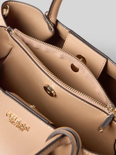 GUESS Handtas in leerlook model 'Amorette' Beige - 4