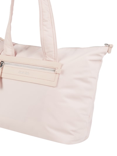 CK Calvin Klein Torba shopper z tkaniny Różowawy 2