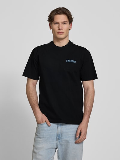 Dickies T-shirt met labelprint model 'FAIRLAWN' Zwart - 4