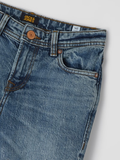 Jack & Jones Korte jeans met biologisch katoen, model 'Frank' Blauw - 2