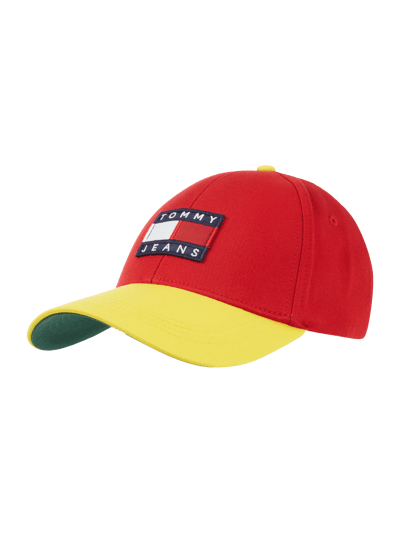 Tommy Jeans Basecap mit Logo-Aufnäher Rot 1