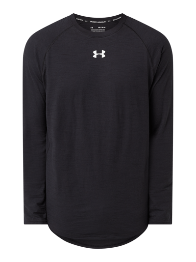 Under Armour Loose fit shirt met lange mouwen van slubjersey - HeatGear® Zwart - 2