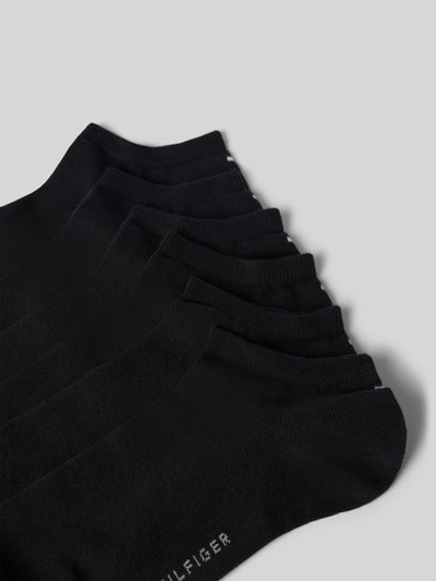 Produktfoto, Socken aus Baumwoll-Mix im 6er-Pack von Tommy Hilfiger, schwarze Farben, glatte Struktur, Herren Socken von Tommy Hilfiger