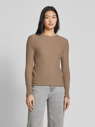 Marc Cain Longsleeve met ronde hals Olijfgroen - 4