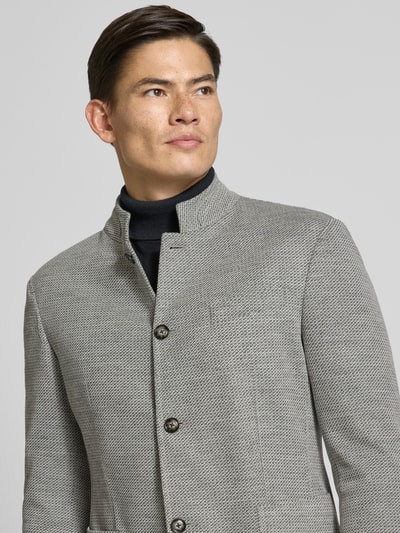 JOOP! Collection Slim Fit Sakko mit Stehkragen Modell 'Hiro' Hellgrau 3