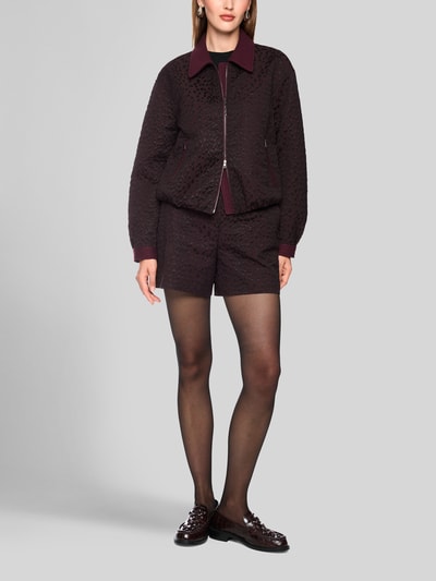 Marc Cain Bomberjack met tweewegritssluiting Bordeaux - 1