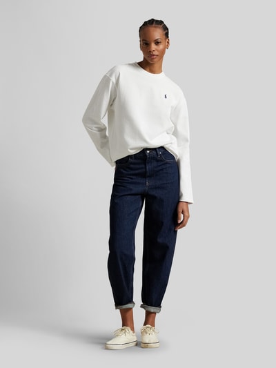 Polo Ralph Lauren Bluzki z długim rękawem o kroju relaxed fit z czystej bawełny Biały 1