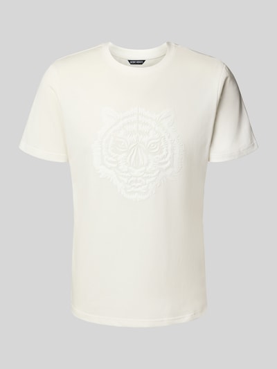 Antony Morato Regular fit T-shirt met dierenprint, model 'Jer' Offwhite - 2