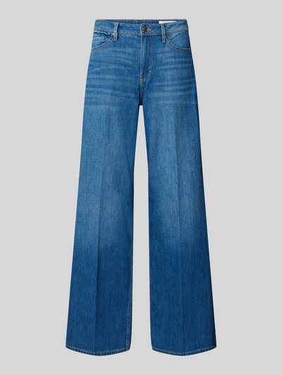 s.Oliver RED LABEL Wide leg jeans van katoenmix model 'SURI' Jeansblauw - 2