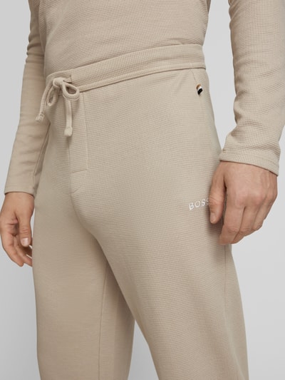 BOSS Sweatpants mit Label-Detail Sand 3