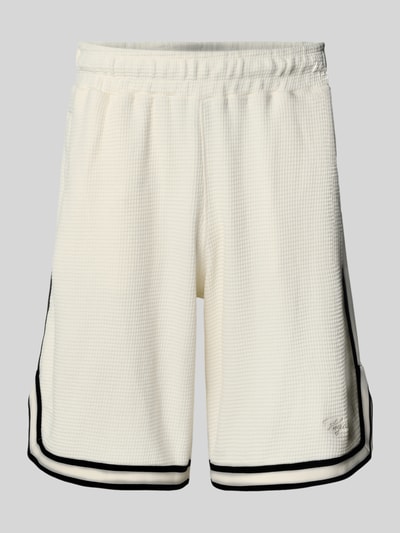 Pegador Relaxed Fit Sweatshorts mit Strukturmuster Modell 'Barkan' Offwhite 2