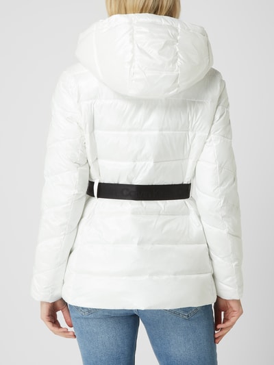 Calvin Klein Womenswear Gewatteerd jack met riem  Offwhite - 5