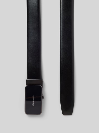 Pierre Cardin Gürtel aus Leder Metallic Black 3