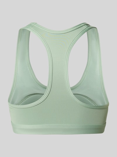 Nike Training Sport-BH mit Logo-Print Modell 'Swoosh' Khaki 3