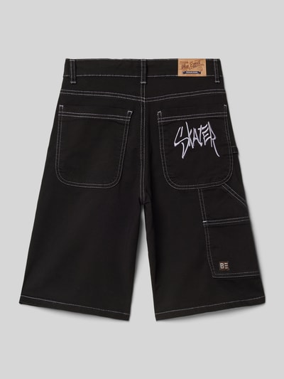 Blue Effect Regular Fit Jeansshorts im 5-Pocket-Design Black 3