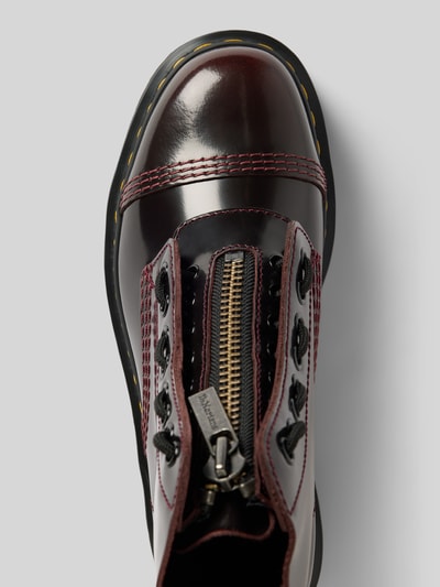 Dr. Martens Lederstiefeletten mit Reißverschluss Modell 'Sinclair' Bordeaux 3