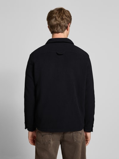 Blend Regular fit vrijetijdsoverhemd met kentkraag, model 'BAKI' Zwart - 5