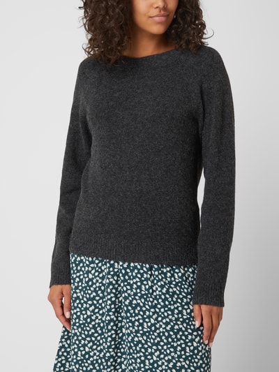 Vero Moda Pullover mit Raglanärmeln Modell 'Doffy' Black 4