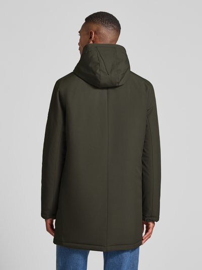 Matinique Regular fit parka met capuchon, model 'Madeston' Olijfgroen - 5