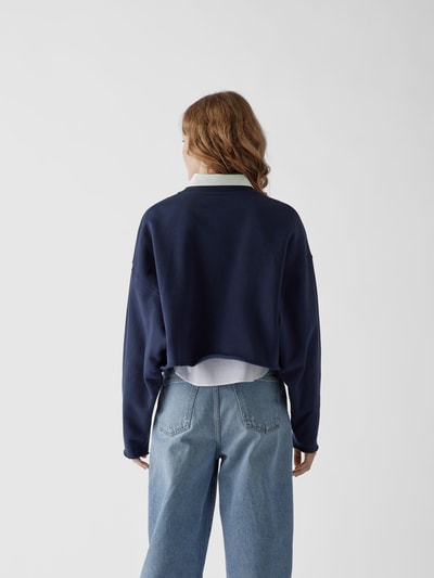 ROTATE BIRGER CHRISTENSEN Sweatshirt im cropped Design Dunkelblau 5