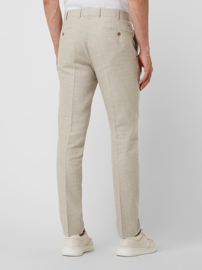 ATELIER TORINO Pantalon met linnen  Beige - 5