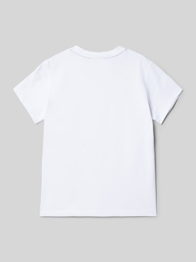 Lacoste T-Shirt mit Label-Detail Weiss 3