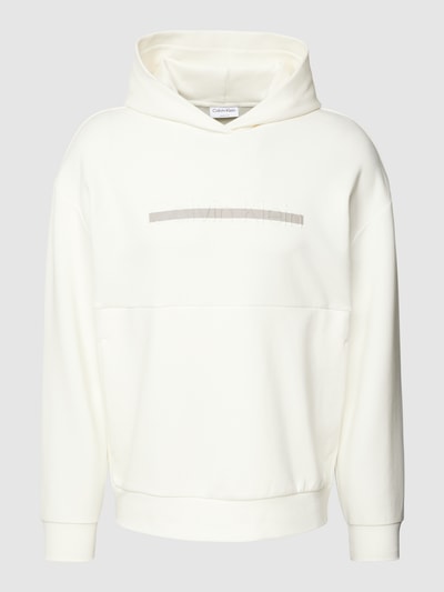 CK Calvin Klein Hoodie mit Känguru-Tasche Beige 2