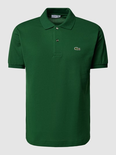 Lacoste Poloshirt met logostitching Donkergroen - 2