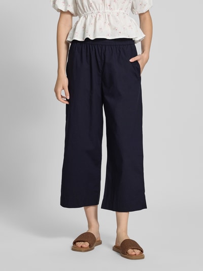 Marc O'Polo Denim Regular Fit Culotte mit elastischem Bund Marine 4