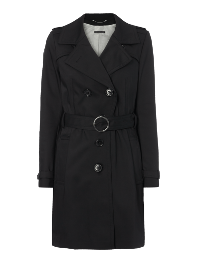 Drykorn Trenchcoat mit Taillengürtel Black 2