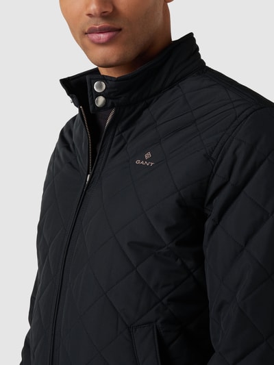 Gant Jacke mit Label-Stitching Dunkelgrau 3