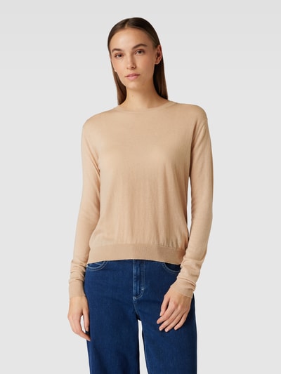 Weekend Max Mara Longsleeve mit Rundhalsausschnitt Modell 'MOCHI' Camel 4