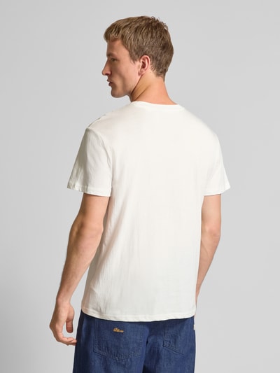 Tommy Jeans Slim Fit T-Shirt aus reiner Baumwolle Offwhite 5