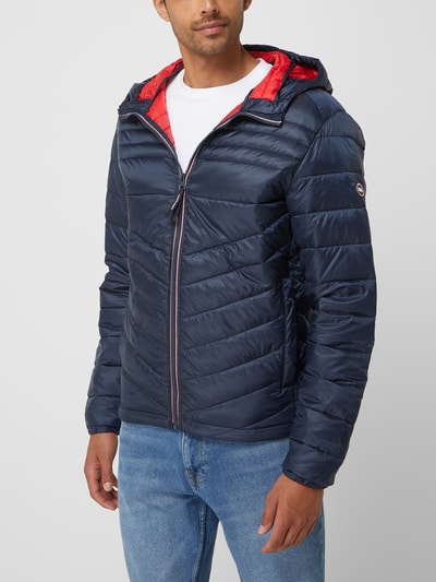 Jack & Jones Gewatteerd jack met labelpatch, model 'HERO’ Donkerblauw - 4