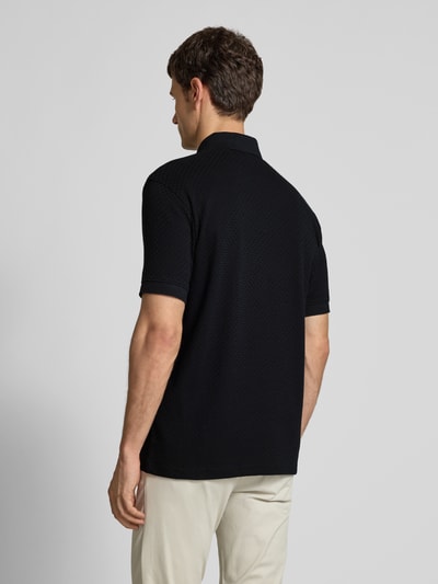 SELECTED HOMME Regular fit poloshirt van puur katoen, model 'ISAAC' Zwart - 5