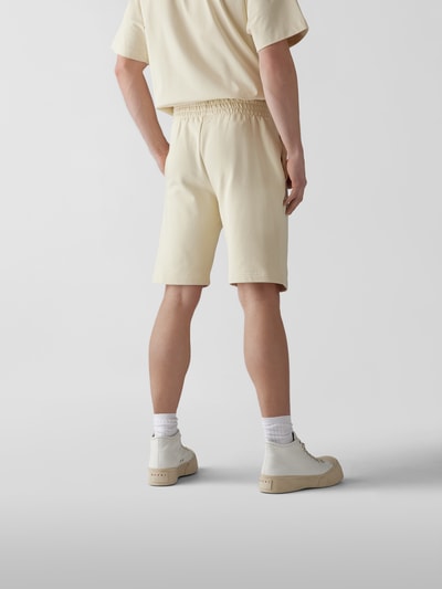 Blue Sky Inn Sweatshorts mit Label-Stitching Ecru 5