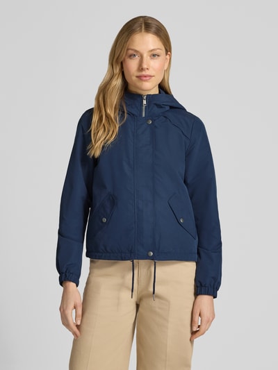 VERO MODA Parka o pudełkowym kroju z kapturem model 'ZOA' Granatowy 4