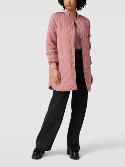 Vero Moda Outdoor Steppjacke mit Druckknopfleiste Modell 'MUNDINA' Altrosa 1