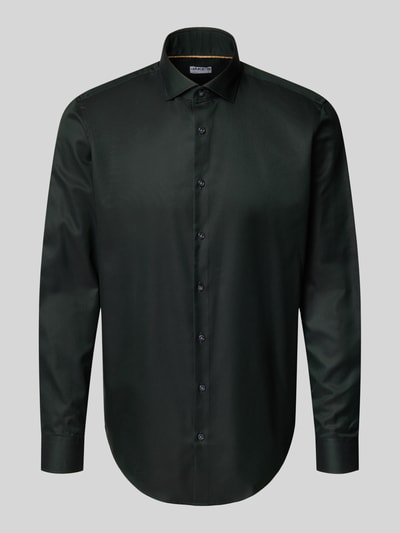 Jake*s Regular fit zakelijk overhemd met knoopsluiting Donkergroen - 2