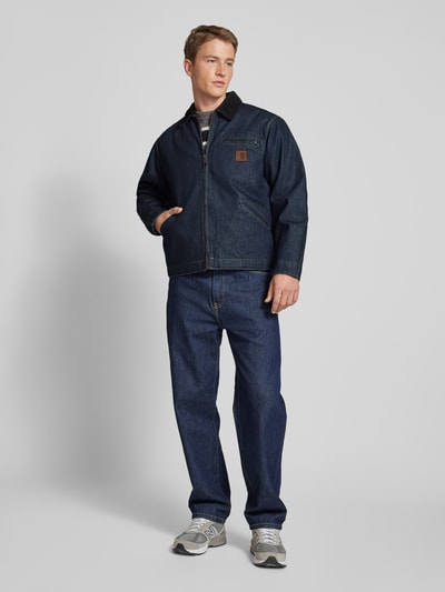 Carhartt Work In Progress Jeansjacke mit Paspeltaschen Modell 'DETROIT' Jeansblau 1