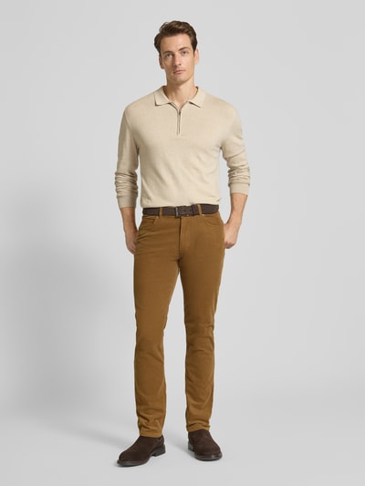 Christian Berg Men Corduroy broek met 5-pocketmodel Camel - 1