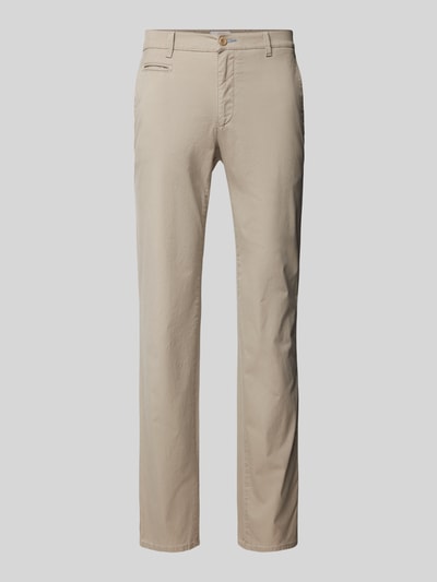 Brax Regular Fit Chino mit Paspeltasche Modell 'FABIO' Beige 2