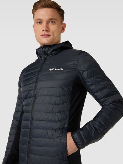 COLUMBIA Steppjacke mit Label-Print Black 3