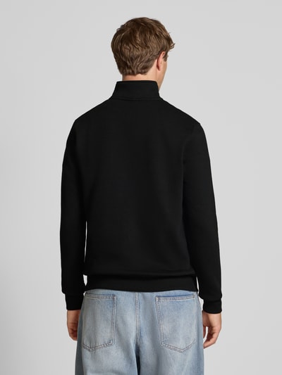 Dickies Sweatshirt met schipperskraag, model 'OAKPORT' Zwart - 5