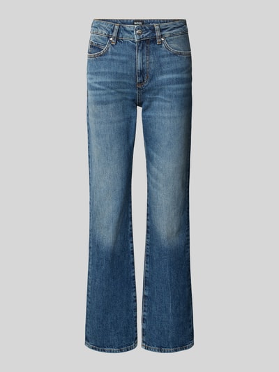BOSS Slim fit jeans van katoenmix, model 'PARKWAY' Marineblauw - 2