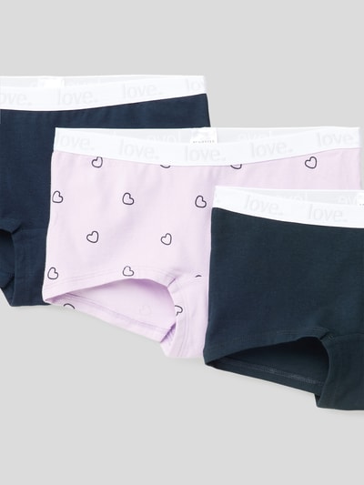 Schiesser Trunks mit Allover-Muster im 3er-Pack Marine 2