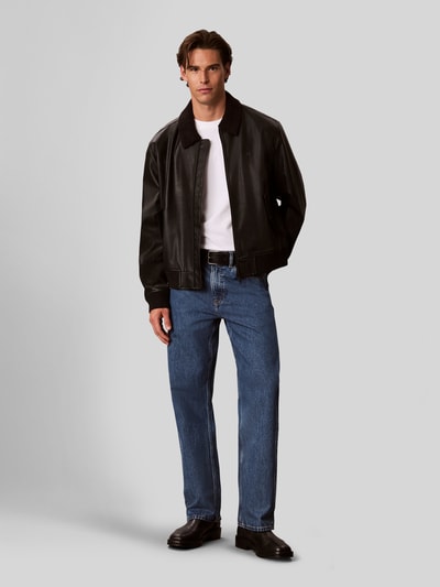 Calvin Klein Jeans Straight Fit Jeans aus reiner Baumwolle im 5-Pocket-Design Jeansblau 1