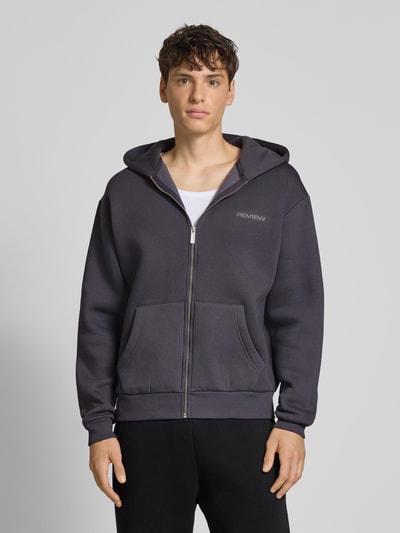 REVIEW Sweatjack met kangoeroezak Antraciet - 4