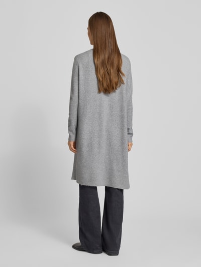 Vero Moda Relaxed fit cardigan met steekzakken, model 'DOFFY' Lichtgrijs gemêleerd - 5