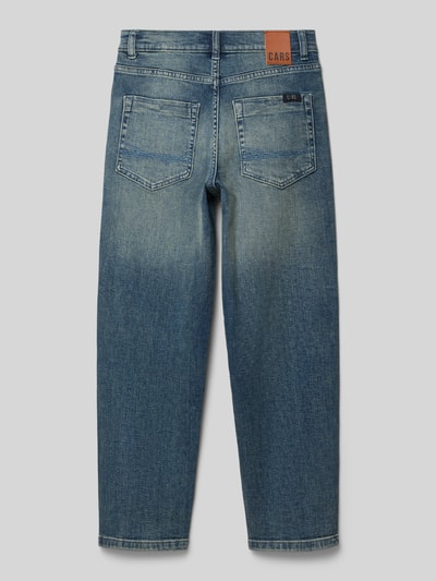 Cars Jeans Straight Fit Jeans mit Logo-Patch Modell 'Garwell' Blau 3